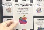 Holding $25 apple gift card