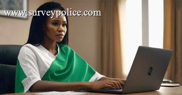 Nigerian woman working