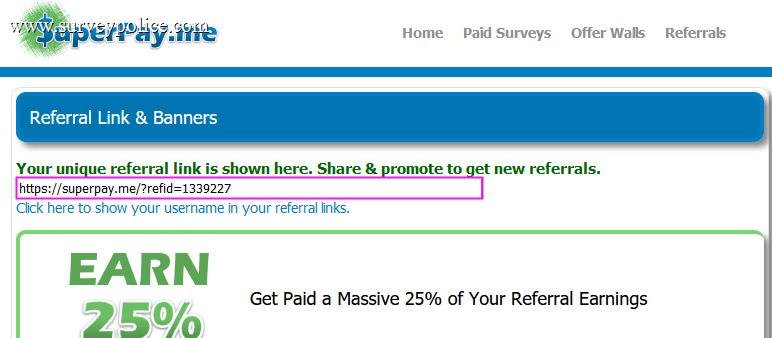 Superpayme referral page